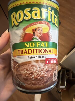 Rosarita No Fat Traditional Refried Beans, 16 oz.