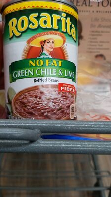 Green Chile & Lime No Fat Refried Beans, Green Chile & Lime
