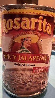 Rosarita Spicy Jalapeno Refried Beans, 16 oz.