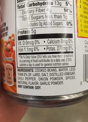 Rosarita Restaurant Style Refried Beans, 16 oz.