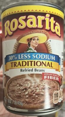 ROSARITA Traditional Low Sodium Refried Beans