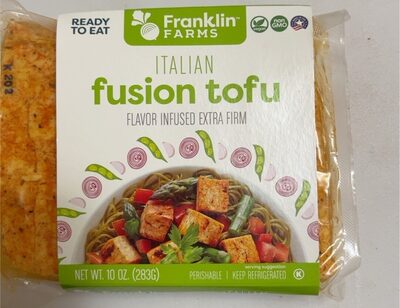 Italian Flavor Infused Extra Firm Fusion Tofu, Italian