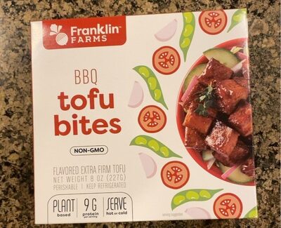 BBQ Flavored Extra Firm Tofu Bites, BBQ