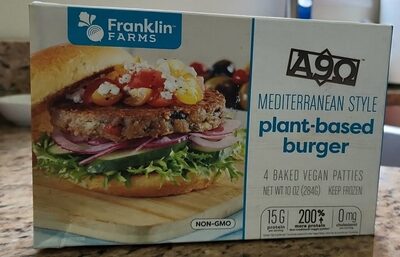 Mediterranean Plant-Based Burger