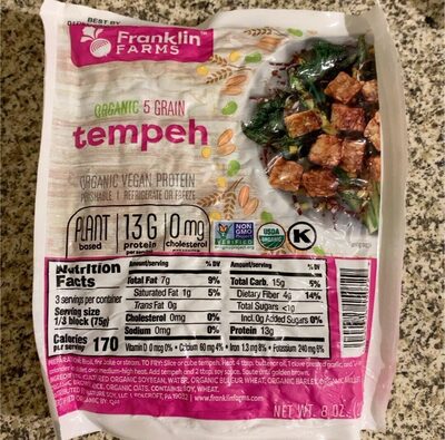 5 Grain Organic Tempeh, 5 Grain