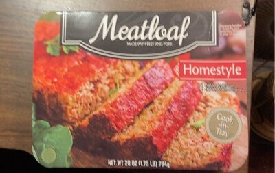 Homestyle Meatloaf Beef And Pork, Homestyle