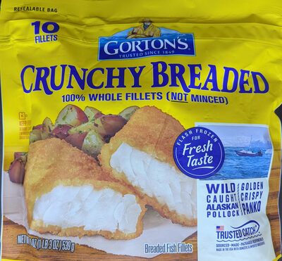Crunchy Breaded Fish Fillets, Crunchy Breaded