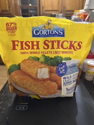 Golden Crispy Panko Breaded Fish Sticks, Golden Crispy Panko