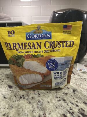 Parmesan Crusted Breaded Fish Fillets, Parmesan Crusted