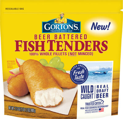Beer Battered Fish Tenders, Beer Battered