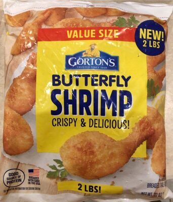 Butterfly Breaded Tail-On Shrimp, Butterfly