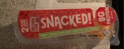 Hillshire Farm Snacked Turkey Chocolate Chip Cookies Cheddar Cheese, 2 Count, 3.68 Oz