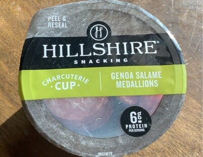 Genoa Salame Medallions Charcuterie Cup, Genoa Salame Medallions