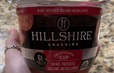 Wine-Infused Salame Medallions Charcuterie Cup, Wine-Infused Salame Medallions