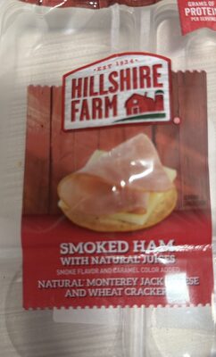 Smoked Ham With Natural Juices Monterey Jack Cheese And Wheat Crackers, Smoked Ham, Monterey Jack And Wheat
