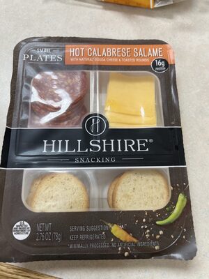 Hot Calabrese Salame With Gouda Cheese & Toasted Rounds, Hot Calabrese