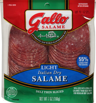 Light Italian Dry Salame, Light Italian