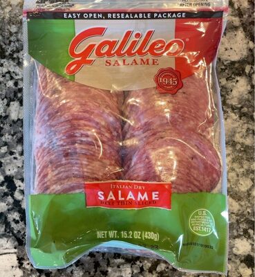 Italian Dry Salame Deli Thin Sliced, Italian Dry