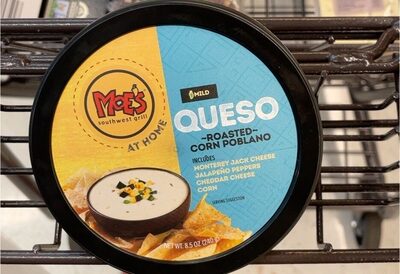 Mild Roasted Corn Poblano Queso, Mild