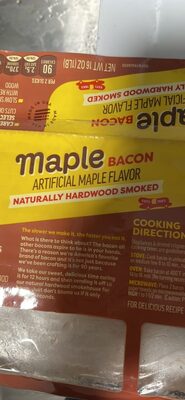 Naturally Hardwood Smoked Maple Bacon, Maple