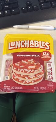 Pizza With Pepperoni Kraft Mozzarella Pasteurized Prepared Cheese Product, Pizza Crusts, Pizza Sauce Lunch Combinations, Pizza With Pepperoni