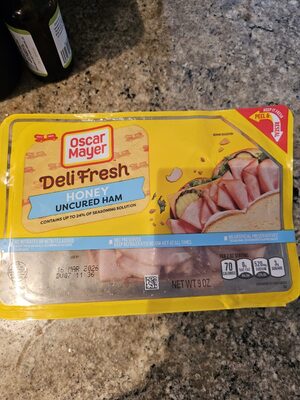 Deli Fresh Honey Sliced Lunch Meat Uncured Ham