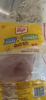 Smoked Ham & Smoked Turkey Sub Kit, Smoked Ham & Smoked Turkey