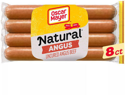 Angus Bun Length Uncured Beef Franks, Angus