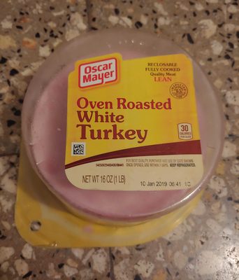 Oven Roasted Lean White Turkey, Oven Roasted