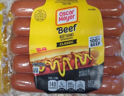 Classic Uncured Beef Franks, Classic Uncured Beef