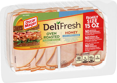 Oven Roasted Turkey Breast, Honey Uncured Ham, Oven Roasted, Honey