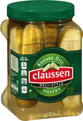 Deli-Style Kosher Dill Halves Pickles