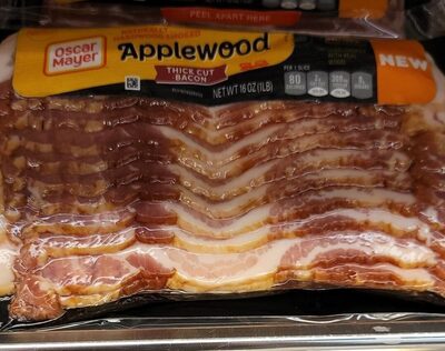 Naturally Hardwood Smoked Applewood Thick Cut Bacon