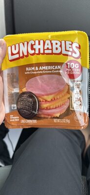Lunchables Ham And American Cracker Stackers, 3.2 Oz