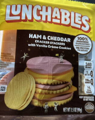 Lunchables, Ham & Cheddar Cracker Stackers