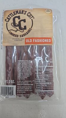 Old Fashioned Smoked Sausage, Old Fashioned