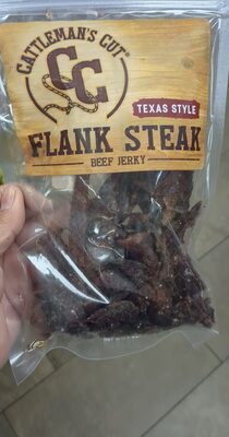 Texas Style Flank Steak Beef Jerky, Texas Style Flank Steak
