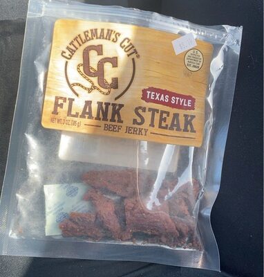 Texas Style Flank Steak Beef Jerky, Texas Style