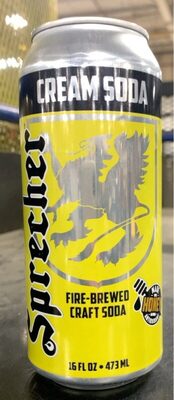 Cream Fire-Brewed Craft Soda, Cream