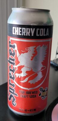 Cherry Cola Fire-Brewed Craft Soda, Cherry Cola