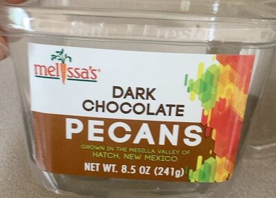 Dark Chocolate Pecans, Dark Chocolate