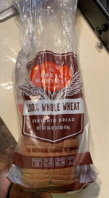 Whole Wheat Enriched Bread, Whole Wheat