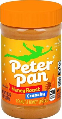 Peter Pan Crunchy Honey Roast Peanut Spread, 16.3 oz, 16.3 OZ