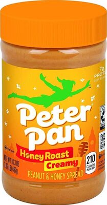 Peter Pan Creamy Honey Roast Peanut Spread, 16.3 oz, 16.3 OZ