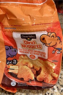 Dino Nuggets Fully Cooked Breaded Dinosaur Shaped Chicken Breast With Rib Meat Patties
