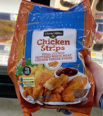 Chicken Fully Cooked Frittered White Meat Chicken Tender Strips, Chicken