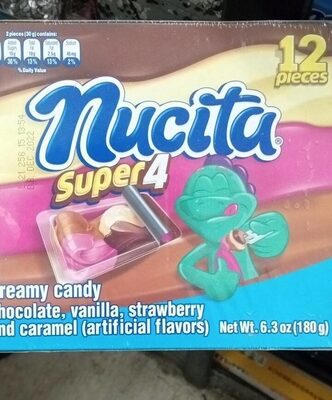 Chocolate, Vanilla, Strawberry And Caramel Creamy Candy, Chocolate, Vanilla, Strawberry And Caramel