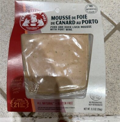 Pork And Duck Liver With Port Wine Mousse