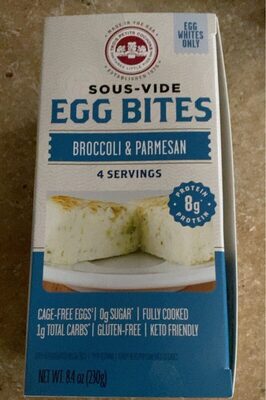 Broccoli & Parmesan Egg Bites, Broccoli & Parmesan