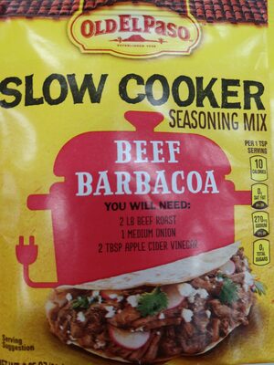Old El Paso Beef Barbacoa Slow Cooker Seasoning Mix